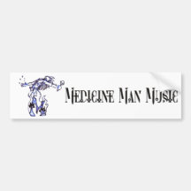 Medicine Man Music - Logo Bumper Sticker