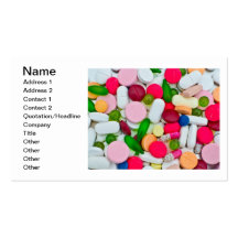 Medicines Business Card Template