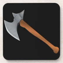 Medieval Battleaxe Drink Coasters