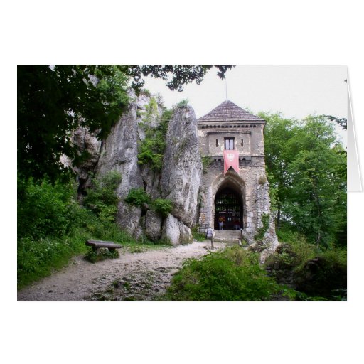 Medieval Castle Ruins Card