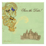 Medieval Fairy Tale Castle Personalized Announcements