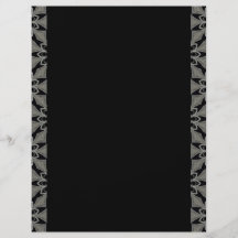 Medieval gothic flower customizable full color flyer