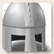 Medieval Helm Beverage Coaster
