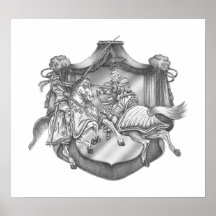 Medieval Jousting Print