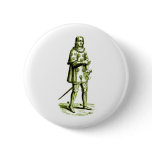 Medieval Knight in Armor Vintage Etching Pinback Buttons
