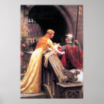 Medieval Lady and Knight posters