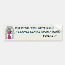 MEDIEVAL LADY BUMPER STICKER 8