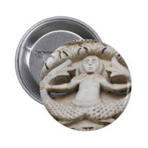 Medieval Mermaid Buttons