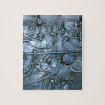 Medieval metal plate jigsaw puzzles