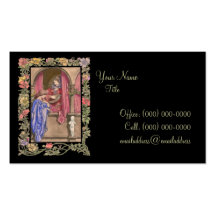 Medieval Musician Scene Business Cards