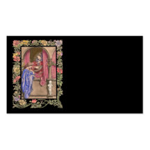 Medieval Musician Scene Business Cards