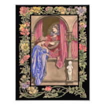 Medieval Musician Scene Photographic Print