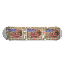 Medieval Musician Scene Skateboard Deck