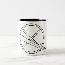 Medieval Shield w/ Sword Mug