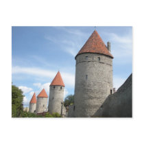 Medieval Turrets or Towers in Tallinn, Estonia Post Card