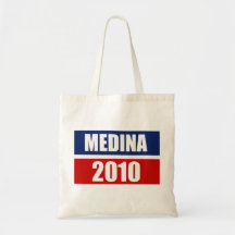 MEDINA FOR GOVERNOR CANVAS BAGS