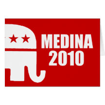 MEDINA FOR GOVERNOR CARD