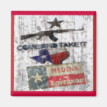 Medina For Governor Fridge Magnets