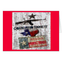 Medina For Governor Greeting Cards