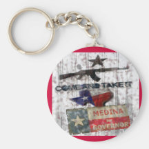 Medina For Governor Key Chains
