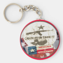 Medina For Governor Key Chains