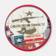 Medina For Governor Magnet