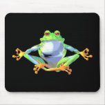 Meditating Frog Mousepads