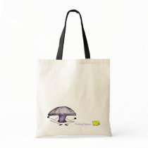 Meditating mushroom bag