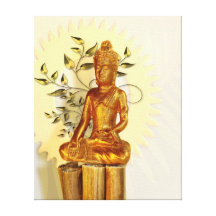 Meditation Gespannter Galerie Druck