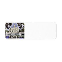 Meditation Hall Return Address Label