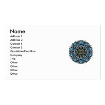 Meditation inspired business, cards business card