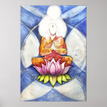 Meditation Lotus Poster