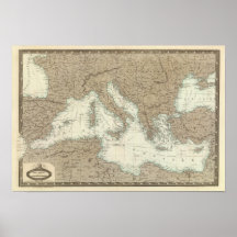Mediterranean Region, Turkey, Greece Print