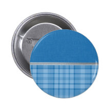 Medium Blue Plaid Border Buttons