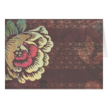 Medium Flower Tread Card