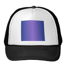 Medium Purple and Catalina Blue Gradient Trucker Hat