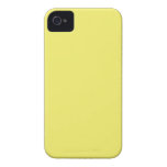 Medium Yellow Solid Background Colour FFFF66 Case-Mate iPhone 4 Case