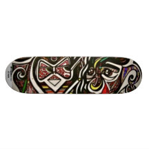 Medusa and Her Husband Custom Skate Board