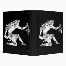 Medusa Aubrey Beardsley 3 Ring Binder