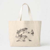 Medusa Aubrey Beardsley Canvas Bag