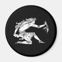 Medusa Aubrey Beardsley Magnets