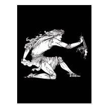 Medusa Aubrey Beardsley Postcards