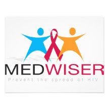Medwiser Black Custom Invitation