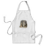Meerkat baby twins aprons