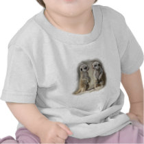 Meerkat baby twins tshirt