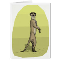 MEERKAT GREETING CARD