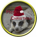Meerkat Christmas Ornament photo sculptures