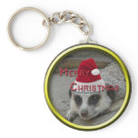 Meerkat Xmas Keychain