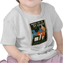 Meet Me In St Louis Vintage Travel Poster Tees