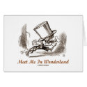 Meet Me In Wonderland (Mad Hatter Running) cards